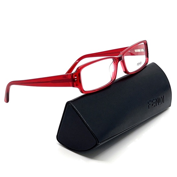 fendi red glasses frames